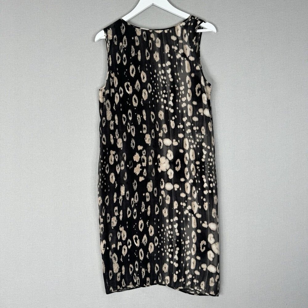 L'Agence Womens Dress 8 Gray Silk Wrap Slip Drape Cocktail Y2K 90s Dark Feminine - Picture 7 of 12